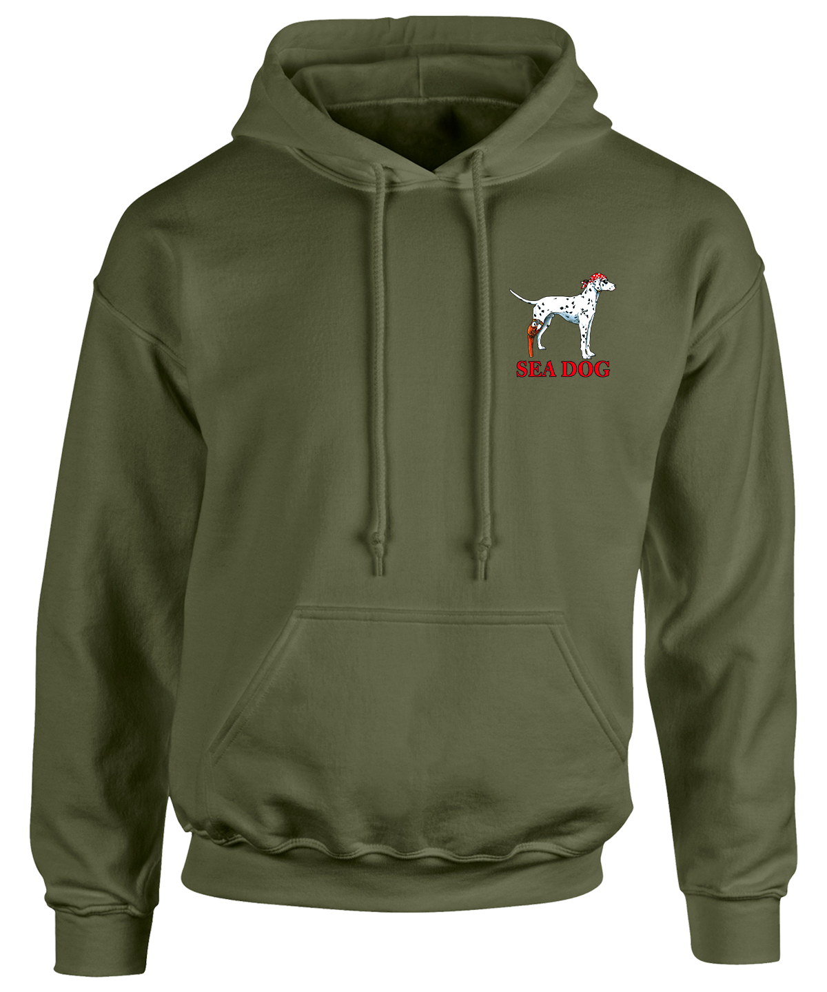 Grunge Flag Hooded Sweater - Image 2